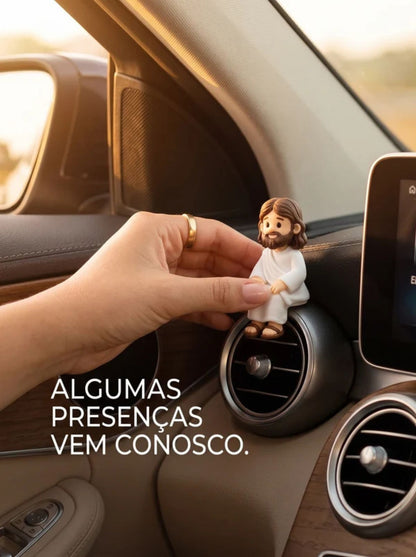 Mini Jesus Sentado | Um Pequeno Símbolo de Fé Para Estar Presente em Todos Momentos