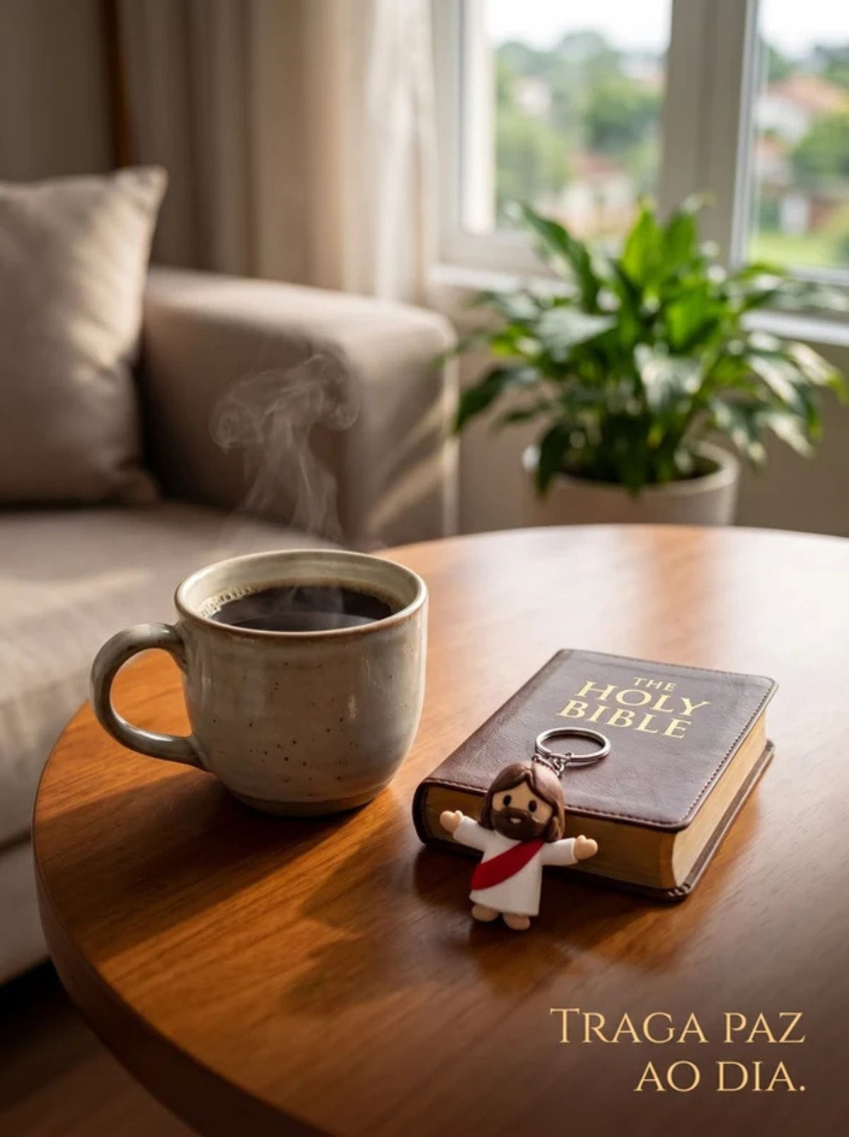 Chaveiro Cristão Jesus Miniatura | Símbolo de Fé Para Te Acompanhar Cada Momento