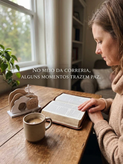 Decoração Túmulo de Jesus Ressuscitado “Ele Vive” | Uma Peça de Fé Que Leva Esperança e Significado Para Seu Ambiente