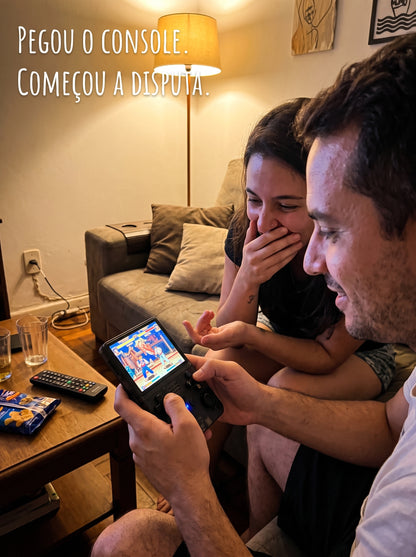Console Portátil R36S 64GB + 15.000 Jogos | Nostalgia na Palma da Mão