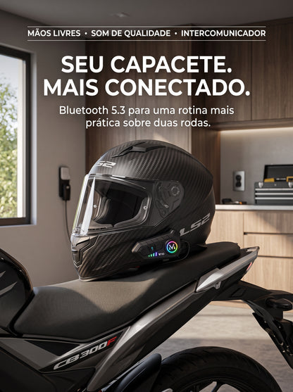 Fone Bluetooth 5.3 para Capacete | Pilote Sempre Conectado