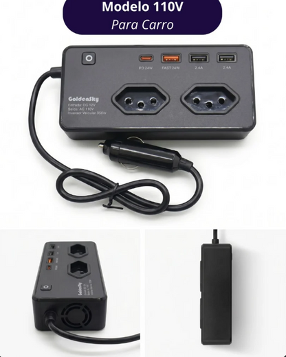 Inversor 400W para carro | Energia Extra na Estrada