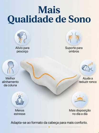 Acorde Renovado Todos os Dias I
Travesseiro Cervical Ortopédico
Viscoelástico