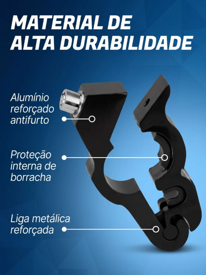 Trava Antifurto Reforçada para Moto | Bloqueio de Manete, Freio e Acelerador