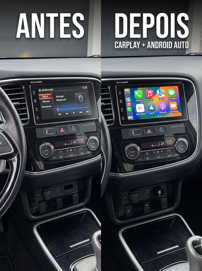 Adaptador CarPlay 2 em 1 | Seu Carro Mais Conectado