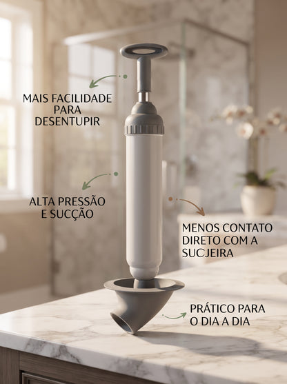 Desentupidor de Alta Pressão para Pia e Vaso | Solução Rápida para Entupimentos