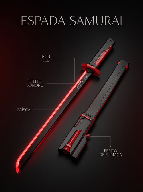 Katana Samurai | Acenda e Veja a Espada Ganhar Vida