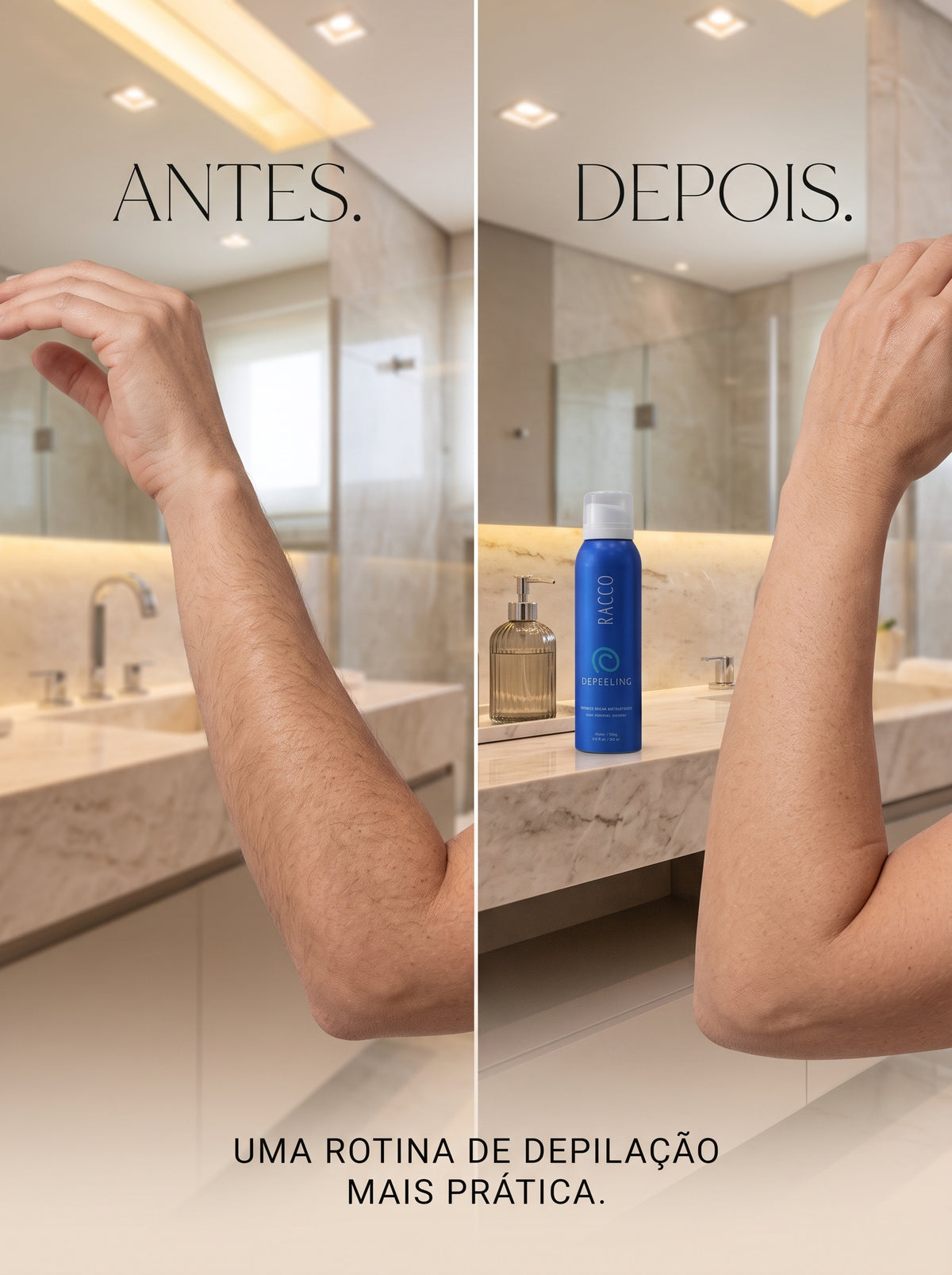 Mousse Spray Depilatório 150ml | Mais Praticidade para Deixar a Pele Lisa