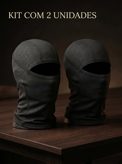 Kit 2 Toucas Ninja Balaclava UV50+ | Proteção Solar e Térmica para Moto