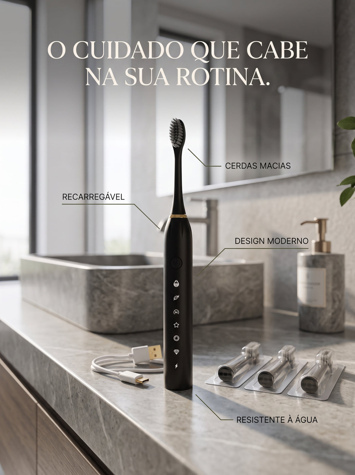Escova de Dentes Elétrica | Mais Praticidade Para Cuidar do Seu Sorriso