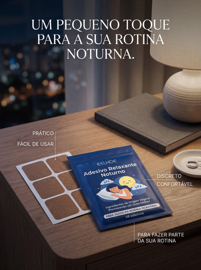 Adesivo Relaxante Noturno | Mais Tranquilidade para Desacelerar Antes de Dormir