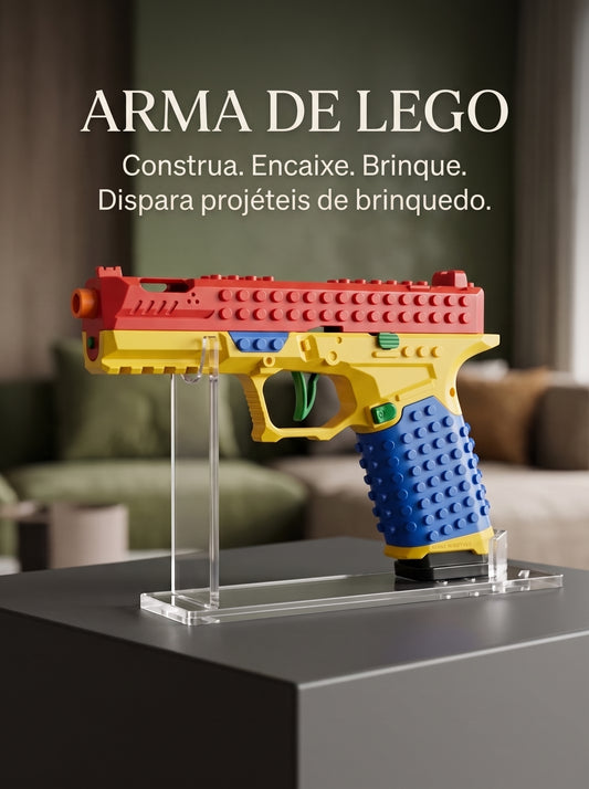 Pistola De Lego | Diversão em cada disparo!