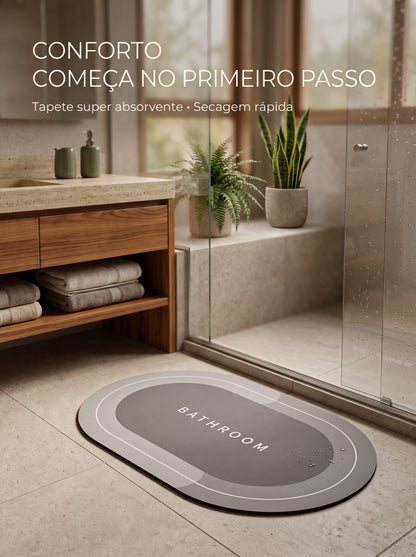 Tapete Super Absorvente | Mais Conforto e Menos Água no Chão
