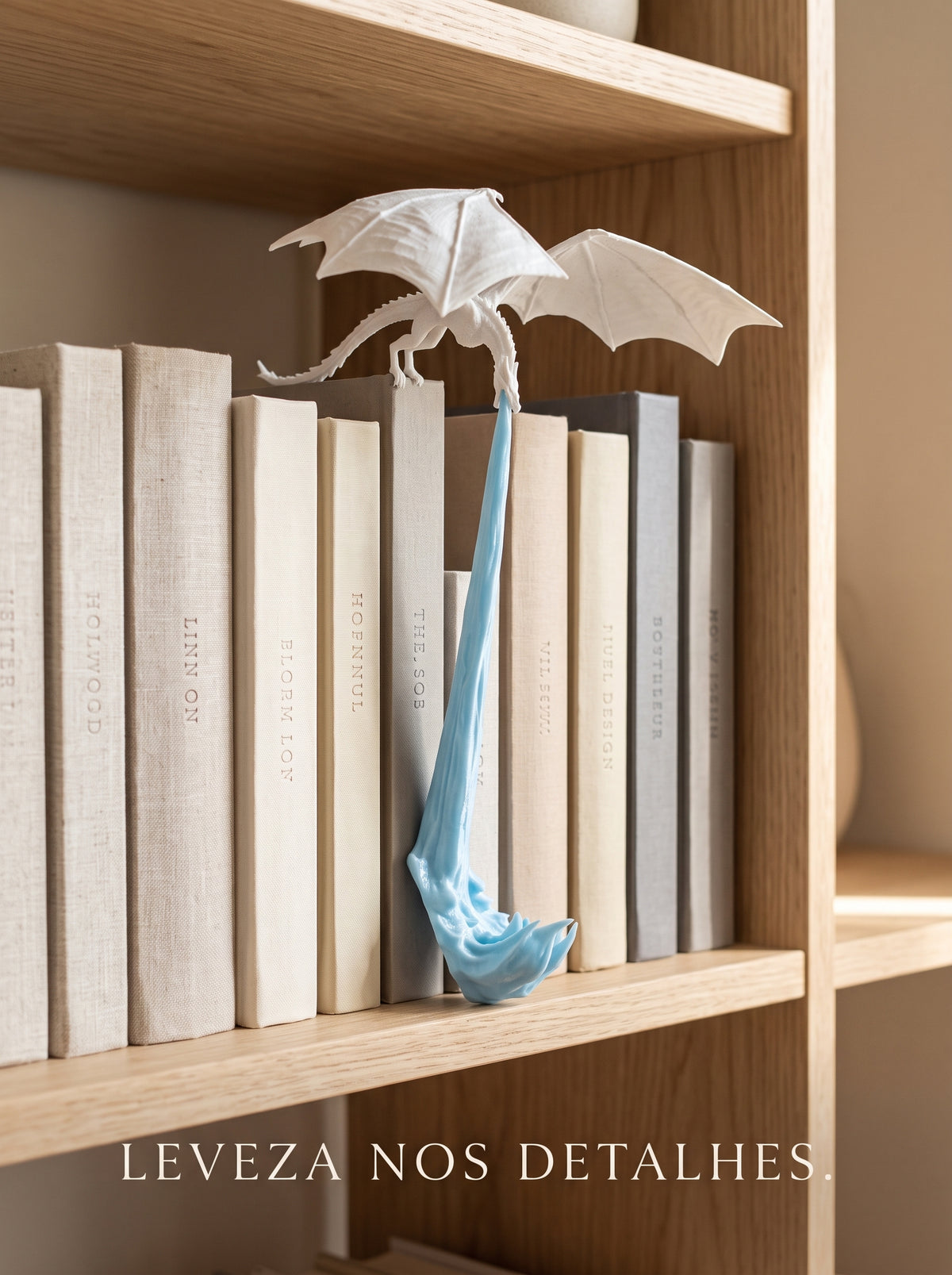 Dragão Decorativo para Estante | Um Toque Medieval Entre Seus Livros
