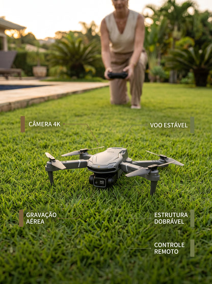 Drone DLI V88 com Câmera Dupla | Registre o Mundo de Outro Ângulo