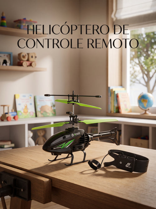 Helicóptero de Controle Remoto USB | A Diversão Começa Quando Ele Decola