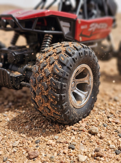 Carrinho Controle Remoto 4x4 Off Road | Jeep Rock Crawler Recarregável USB
