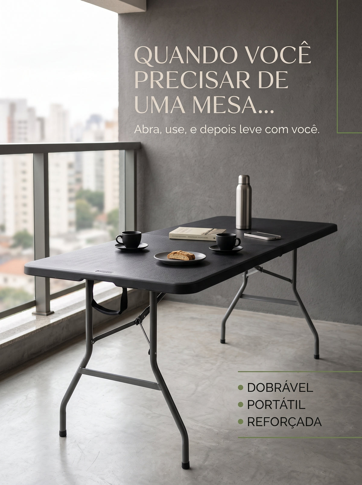 Mesa Dobrável  | Seu Espaço Extra Sempre à Mão