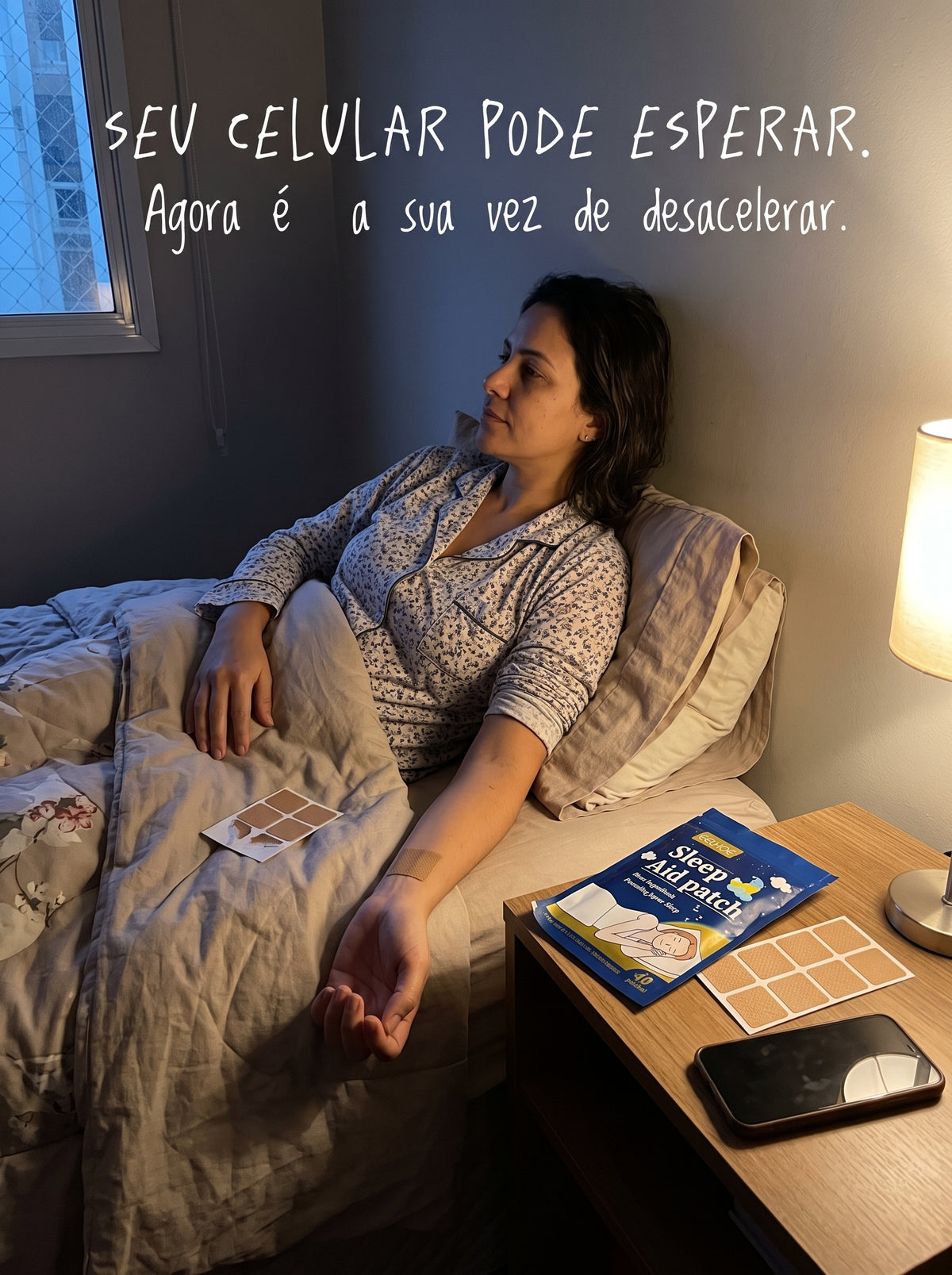 Adesivo Relaxante Noturno | Mais Tranquilidade para Desacelerar Antes de Dormir