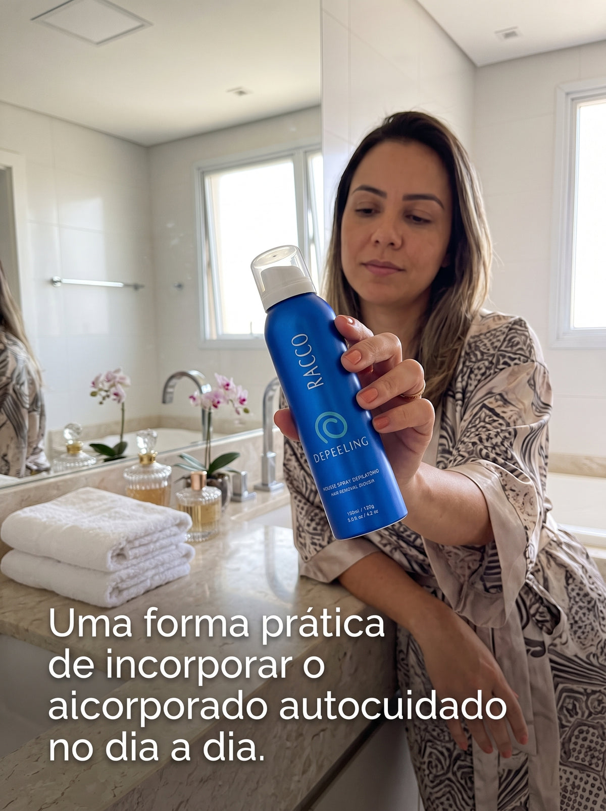 Mousse Spray Depilatório 150ml | Mais Praticidade para Deixar a Pele Lisa