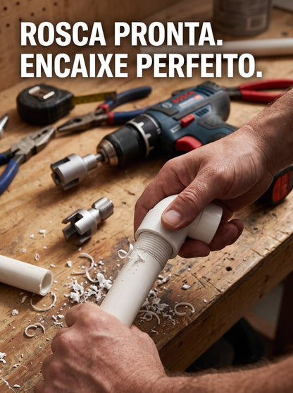 Kit Abridor de Rosca 1/2" e 3/4" | Mais Praticidade no Reparo