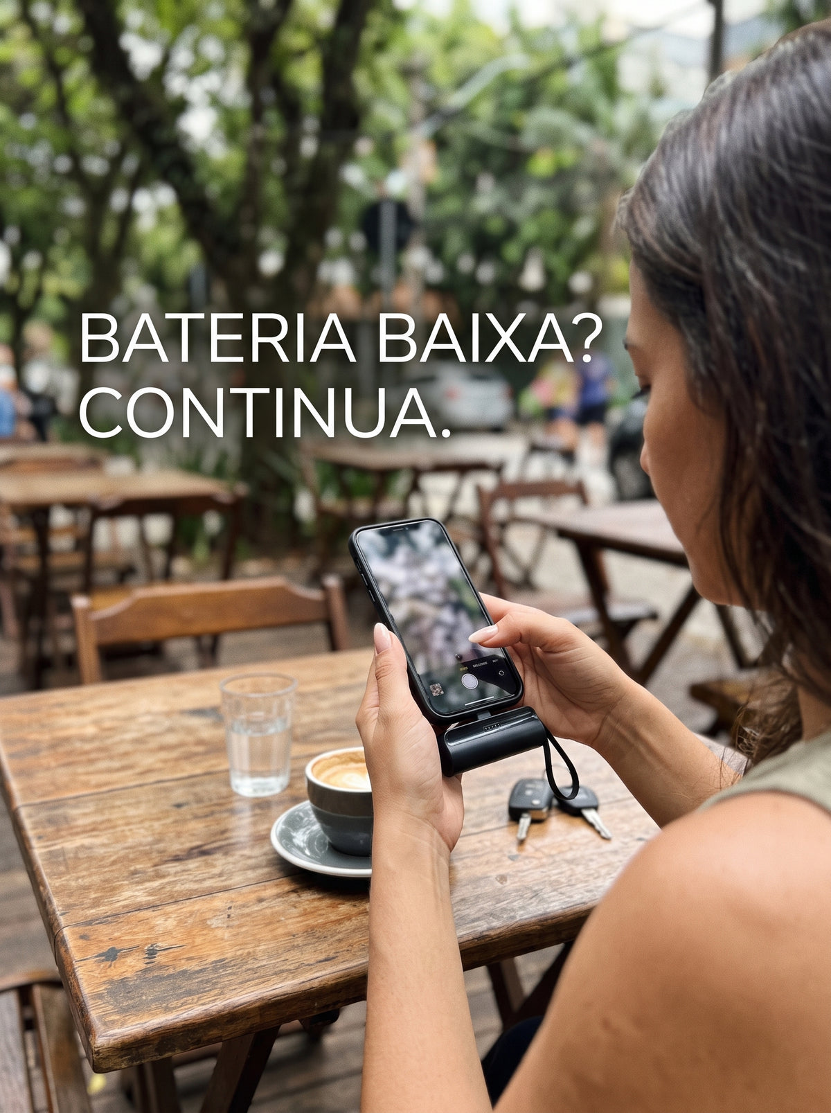 Mini Power Bank 10000mAh | Chega de Ficar Sem Bateria