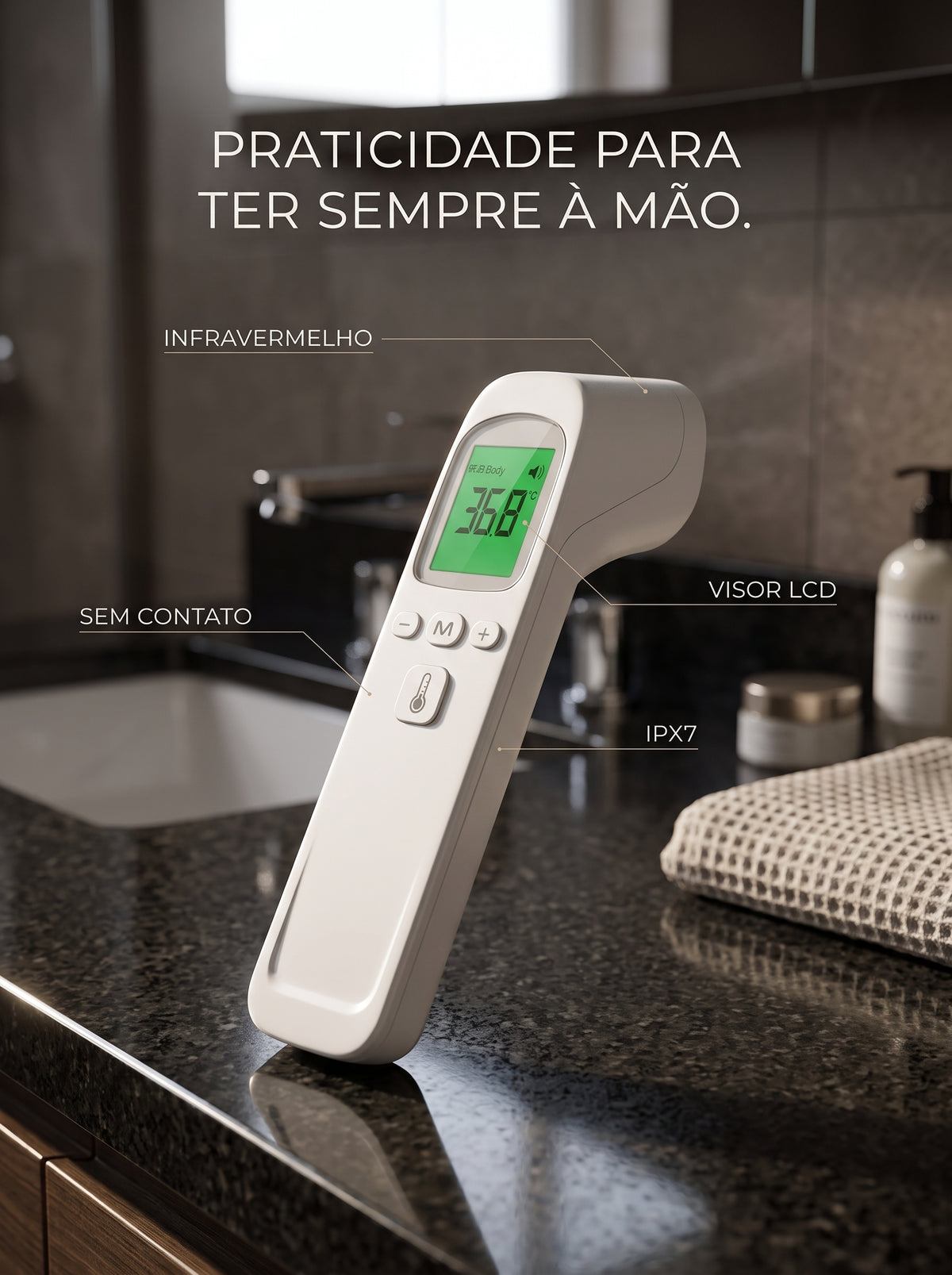 Termômetro Infravermelho| Meça a Temperatura Sem Acordar o Bebê