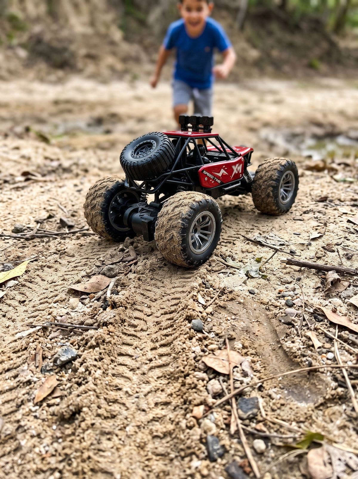 Carrinho Controle Remoto 4x4 Off Road | Jeep Rock Crawler Recarregável USB