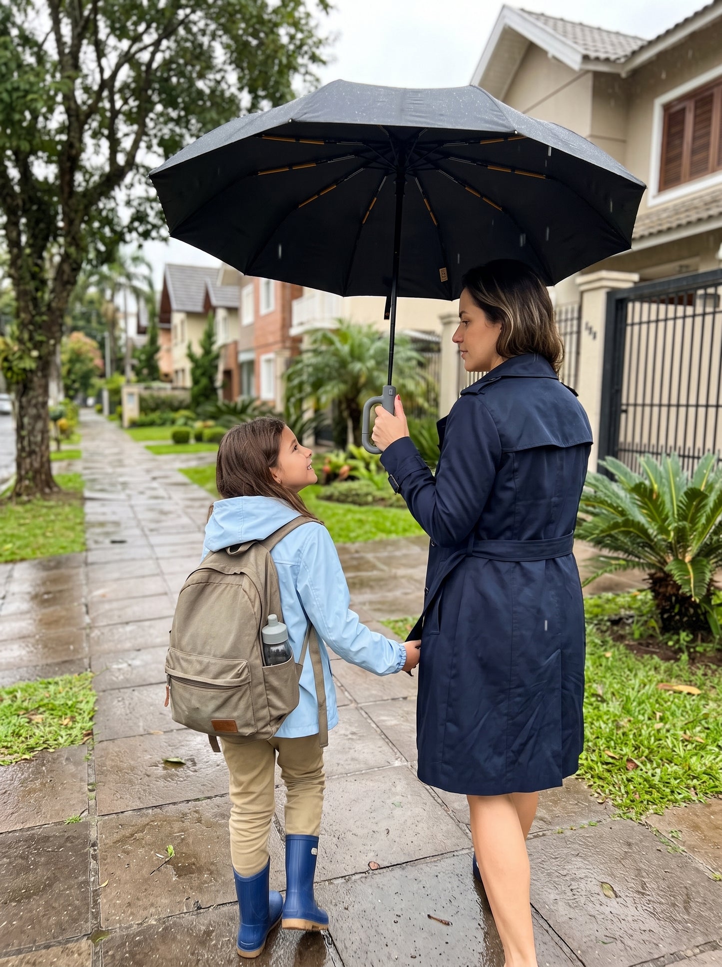 Guarda-Chuva Automático UV | Proteção Para Sol ou Chuva, Sempre à Mão